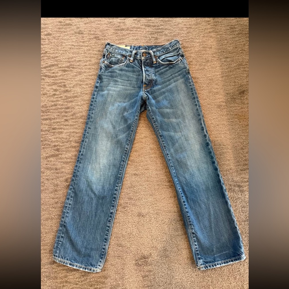 Abercrombie and Fitch kids jeans size 14 slim. Horton classic straight fit.